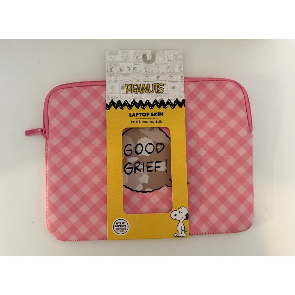 Good Grief Pink 13" Laptop Skin- Peanuts